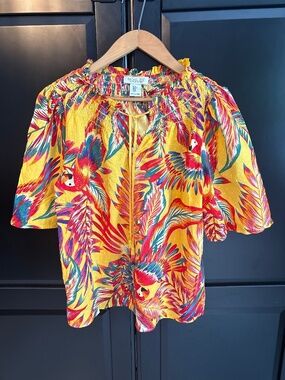 Rachel Zoe 100% Cotton resortwear blouse